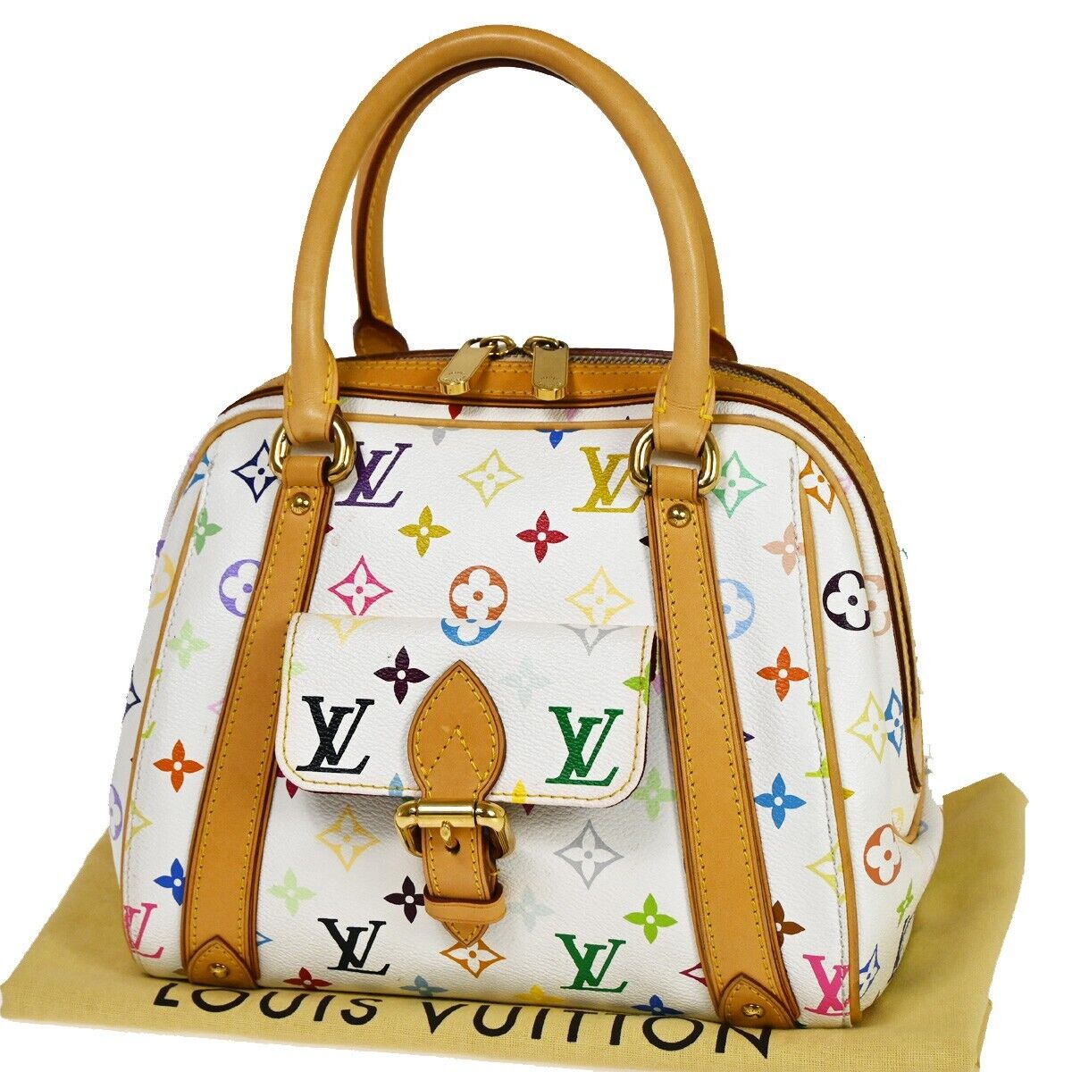 Priscilla leather handbag Louis Vuitton Multicolour in Leather