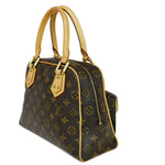Louis Vuitton Manhattan Pm Brown Canvas Handbag (Pre-Owned)