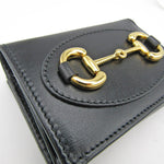 Gucci Horsebit Black Leather Wallet  (Pre-Owned)