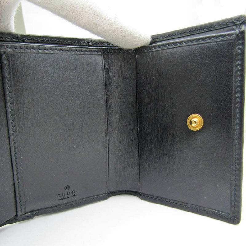 Gucci Horsebit Black Leather Wallet  (Pre-Owned)