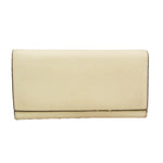 Valextra Beige Leather Wallet  (Pre-Owned)