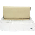 Valextra Beige Leather Wallet  (Pre-Owned)