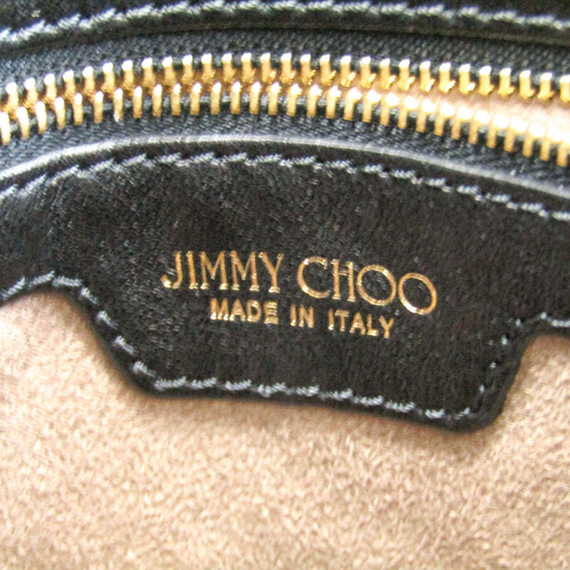 Jimmy Choo Star Black Leather Shoulder Bag (Pre-Owned)