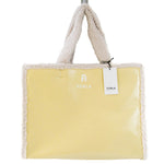 Furla Yellow Patent Leather Tote Bag (Pre-Owned)