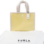 Furla Yellow Patent Leather Tote Bag (Pre-Owned)