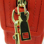 Marc Jacobs The Mini Squeeze Red Leather Shoulder Bag (Pre-Owned)