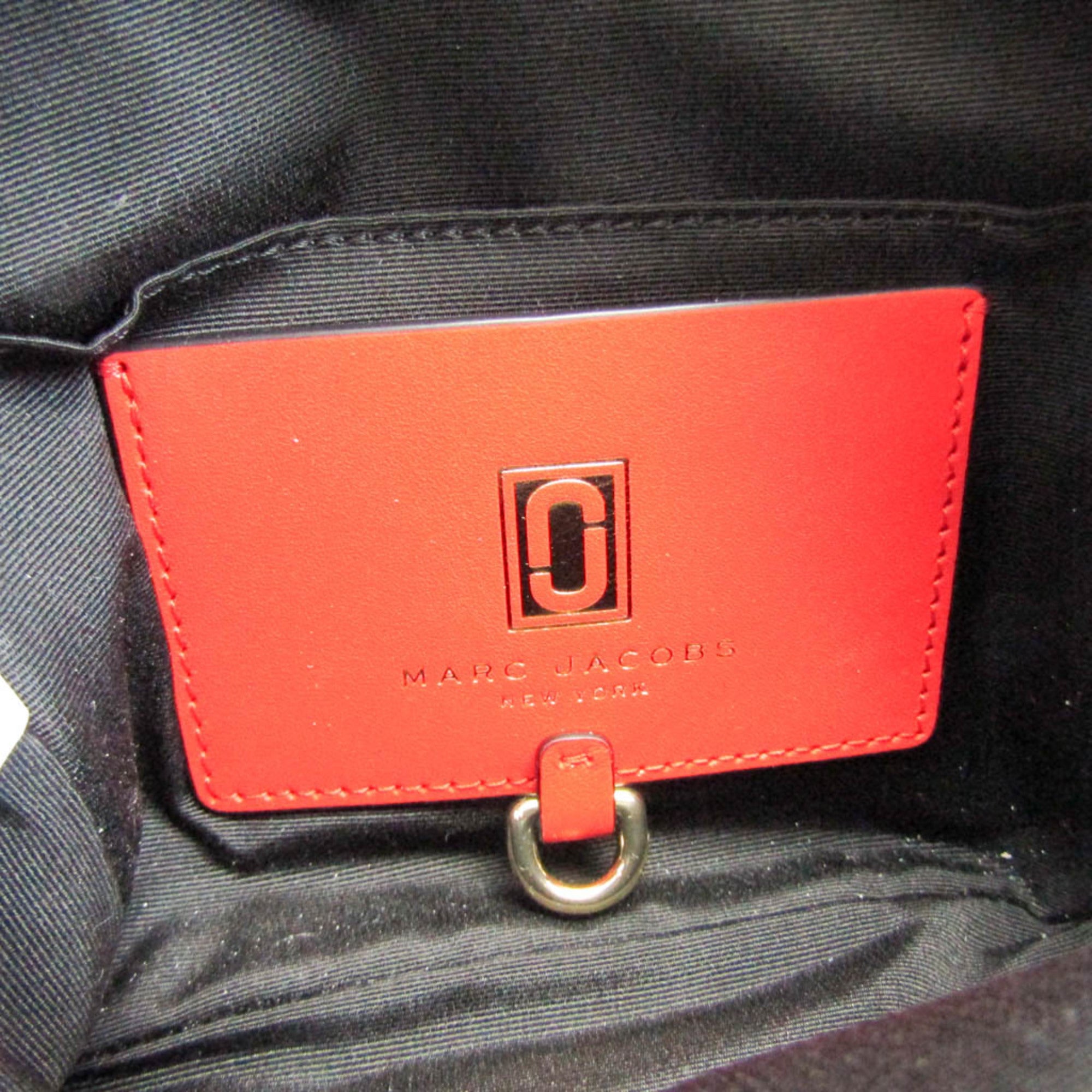 Marc Jacobs The Mini Squeeze Red Leather Shoulder Bag (Pre-Owned)