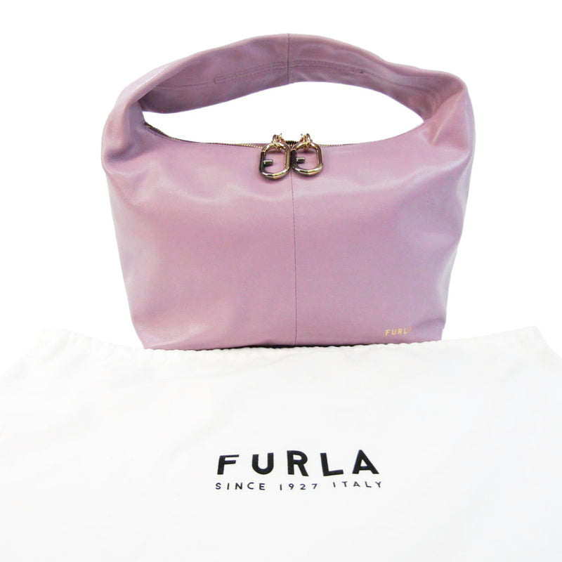 Furla Purple Leather Handbag (Pre-Owned)