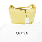 Furla Yellow Leather Handbag (Pre-Owned)