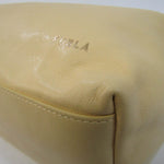 Furla Yellow Leather Handbag (Pre-Owned)