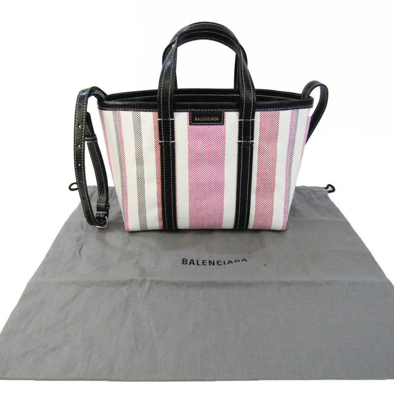 Balenciaga Barbes Pink Leather Tote Bag (Pre-Owned)