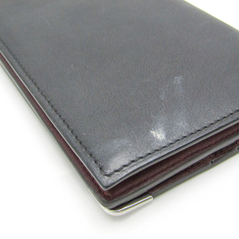 Cartier Must De Cartier Black Leather Wallet  (Pre-Owned)