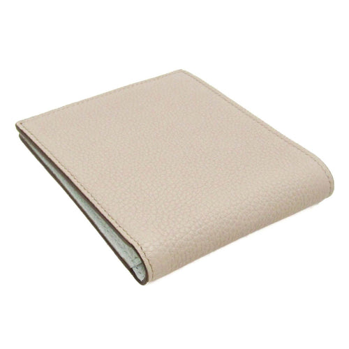 Fendi Ff Beige Leather Wallet  (Pre-Owned)