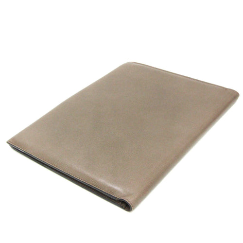 Valextra Beige Leather Clutch Bag (Pre-Owned)