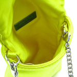 Jimmy Choo Varenne Yellow Canvas Clutch Bag (Pre-Owned)