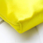 Jimmy Choo Varenne Yellow Canvas Clutch Bag (Pre-Owned)