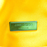 Jimmy Choo Varenne Yellow Canvas Clutch Bag (Pre-Owned)