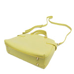 Furla Yellow Leather Handbag (Pre-Owned)