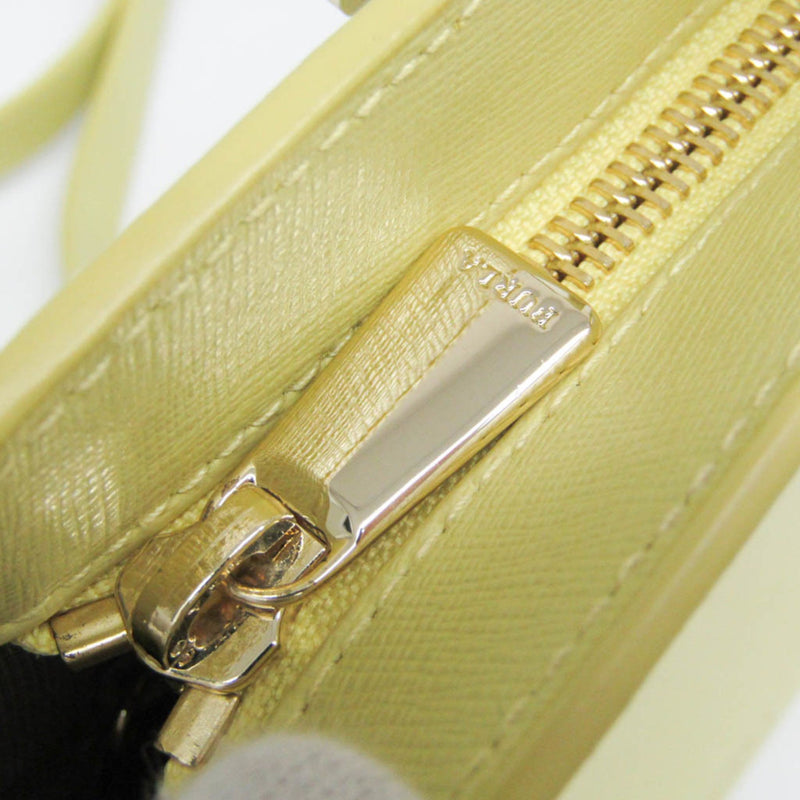 Furla Yellow Leather Handbag (Pre-Owned)