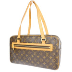 Louis Vuitton Cite Brown Canvas Handbag (Pre-Owned)