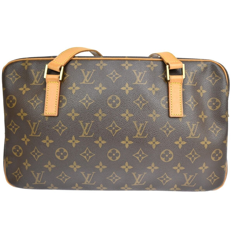 Louis Vuitton Cite Brown Canvas Handbag (Pre-Owned)