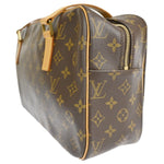 Louis Vuitton Cite Brown Canvas Handbag (Pre-Owned)