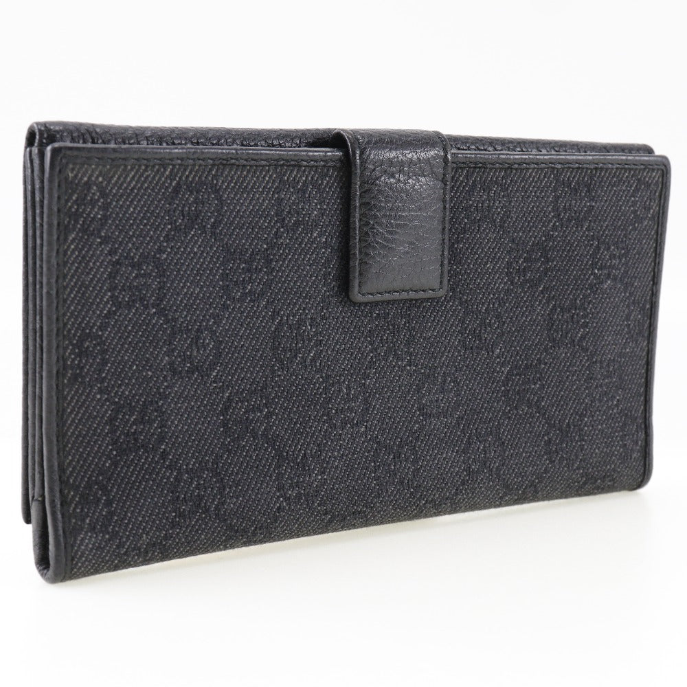 Gucci Black Canvas Wallet  (Pre-Owned)