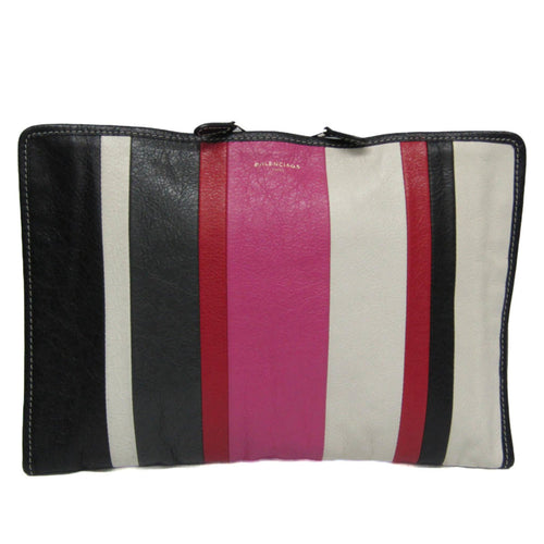 Balenciaga Bazar Pouch Multicolour Leather Clutch Bag (Pre-Owned)