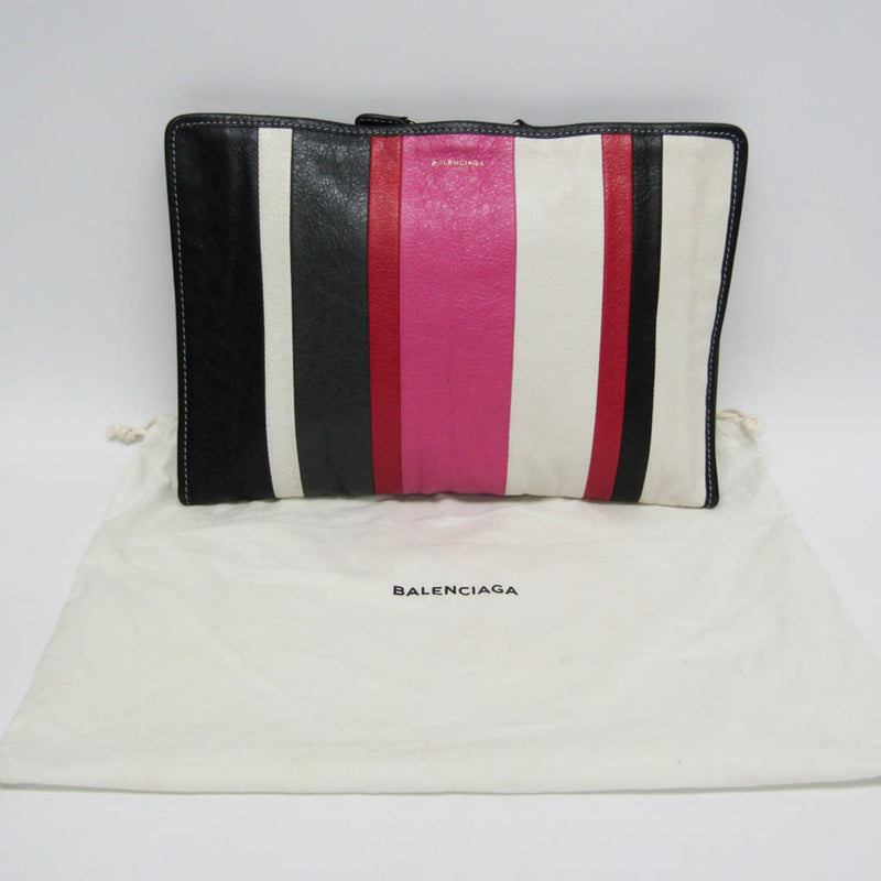 Balenciaga Bazar Pouch Multicolour Leather Clutch Bag (Pre-Owned)