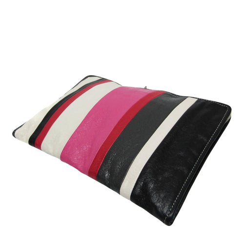 Balenciaga Bazar Pouch Multicolour Leather Clutch Bag (Pre-Owned)