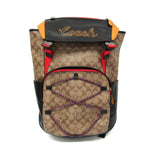 Coach Brown Canvas Backpack Bag (Pre-Owned)