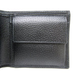 Gucci Imprime Black Leather Wallet  (Pre-Owned)