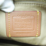 Coach Field Beige Canvas Shoulder Bag (Pre-Owned)