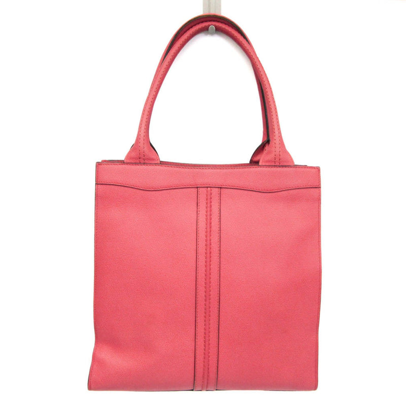 Valextra Pink Leather Tote Bag (Pre-Owned)