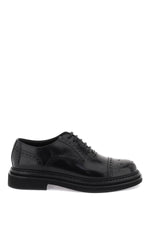 Dolce & Gabbana Men's Brushed Leather Oxford Lace-Ups