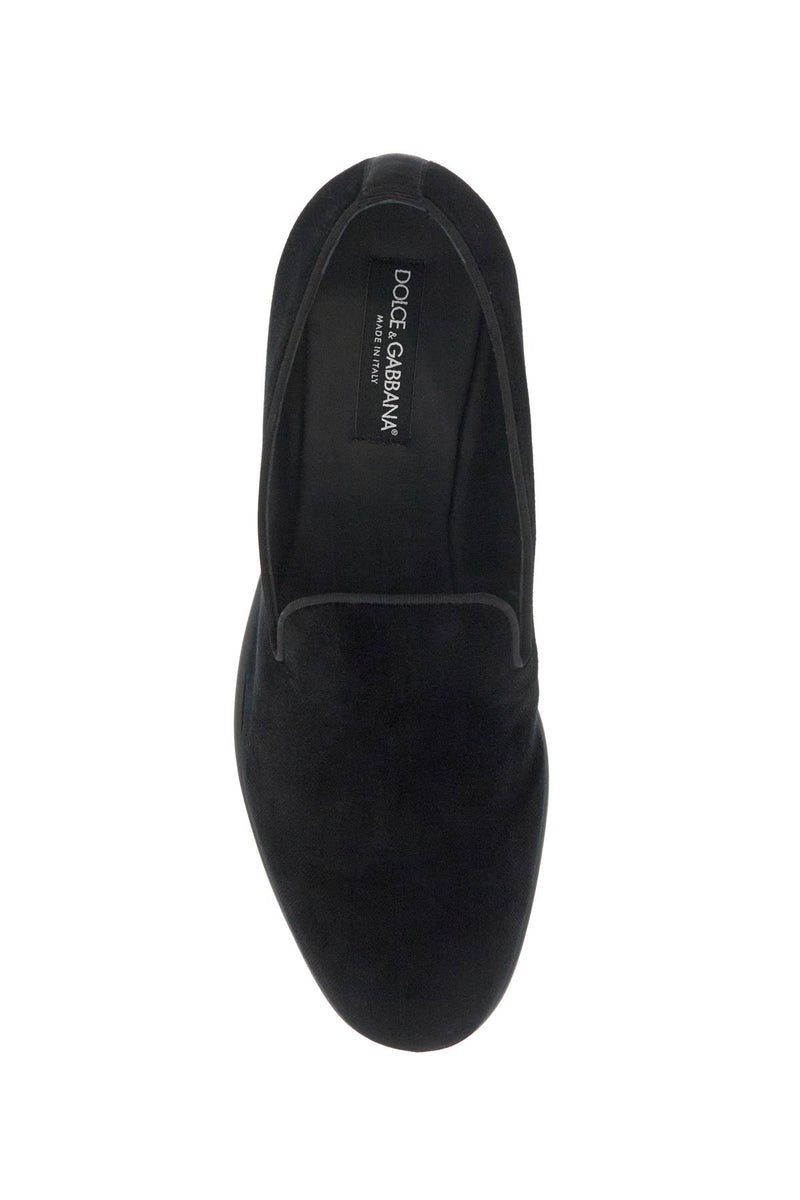 Dolce & Gabbana Men's Velvet Loafers For