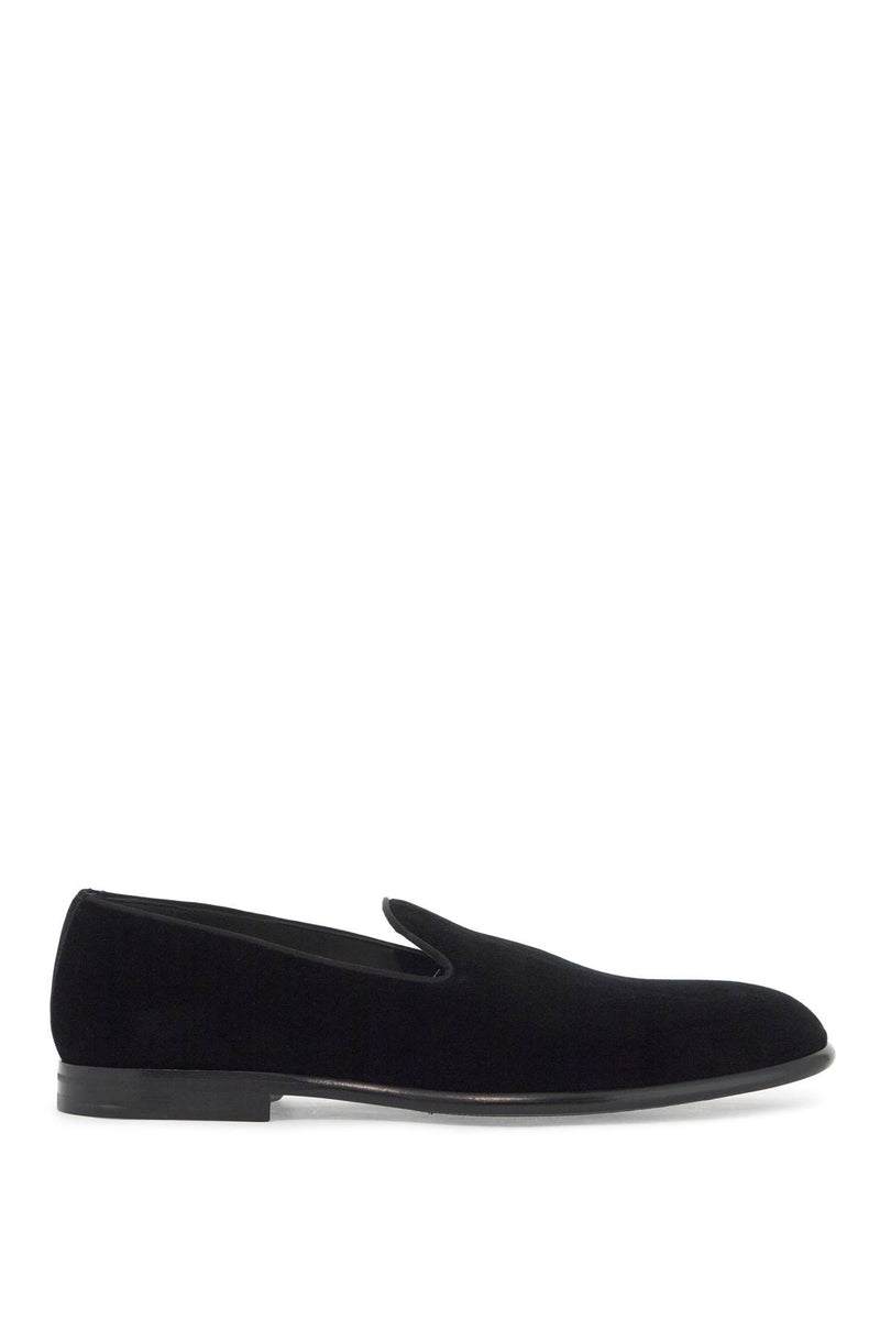 Dolce & Gabbana Men's Velvet Loafers For