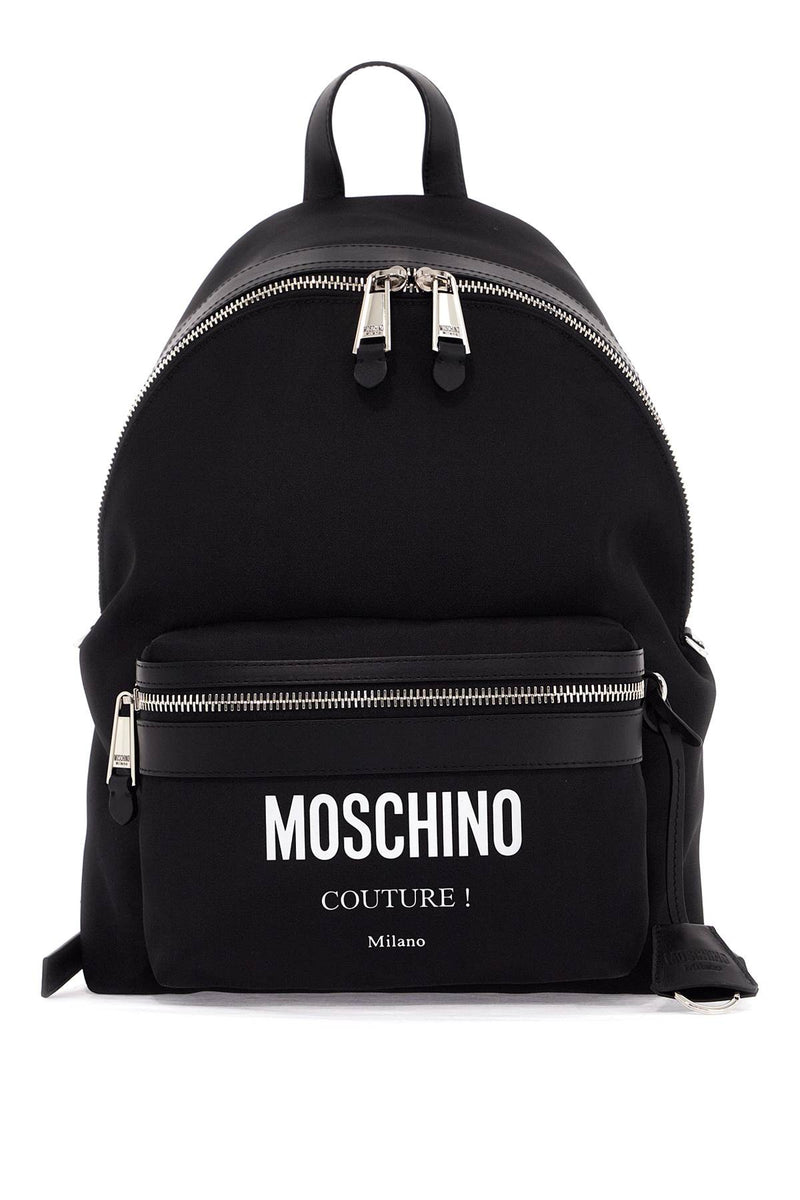 Moschino Men's Nylon Backpack For Everyday