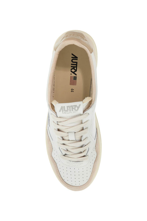 Autry Men's Leather Medalist Low Sneakers