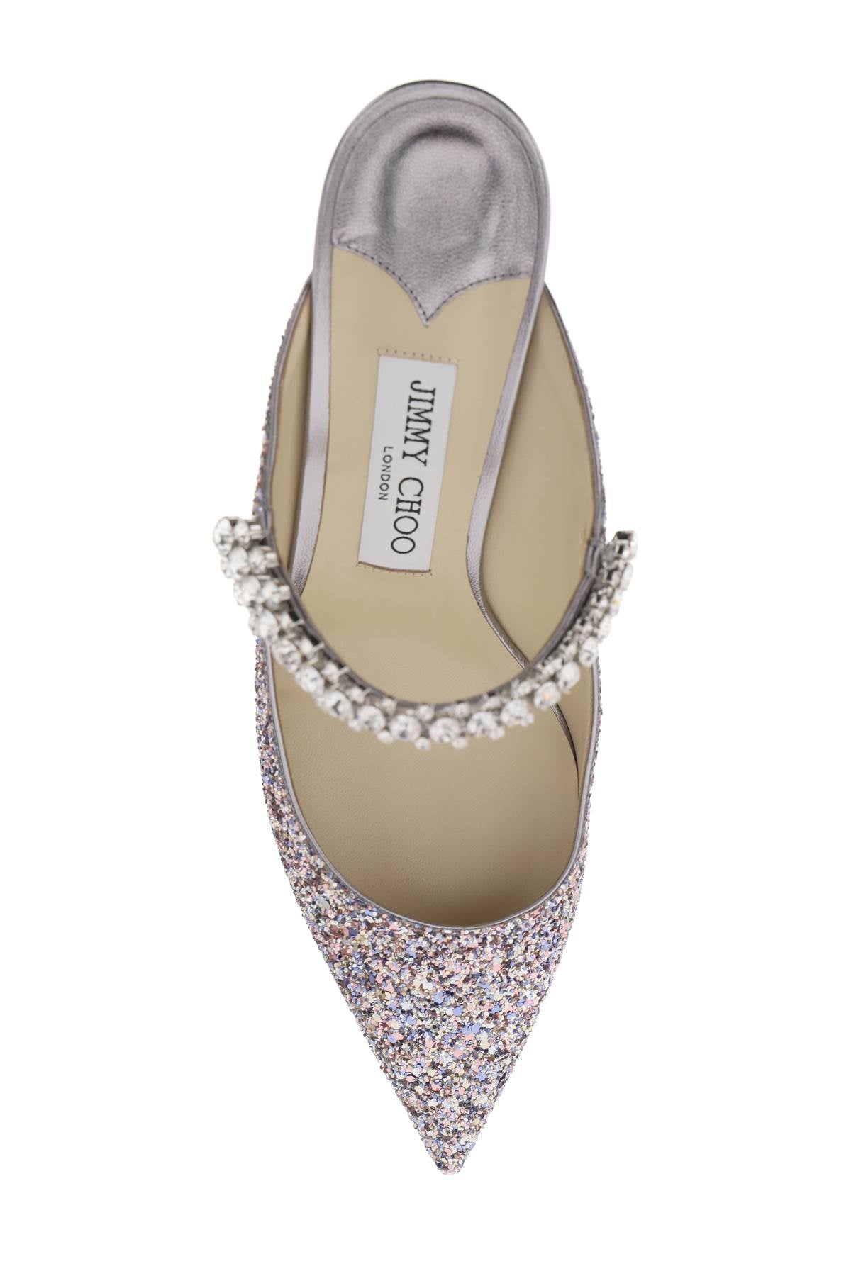 Jimmy Choo Women's Bing 65 Glitter Mules