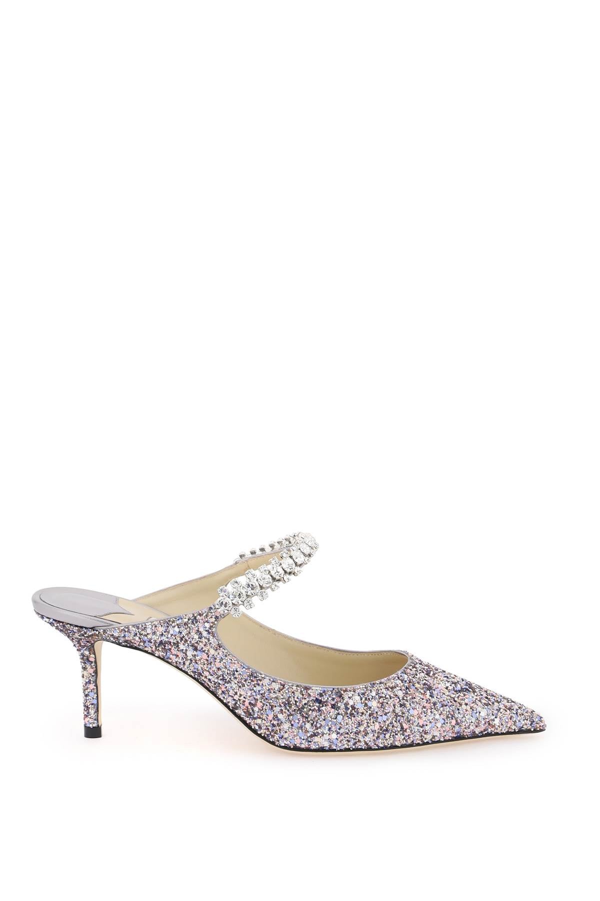 Jimmy Choo Women's Bing 65 Glitter Mules