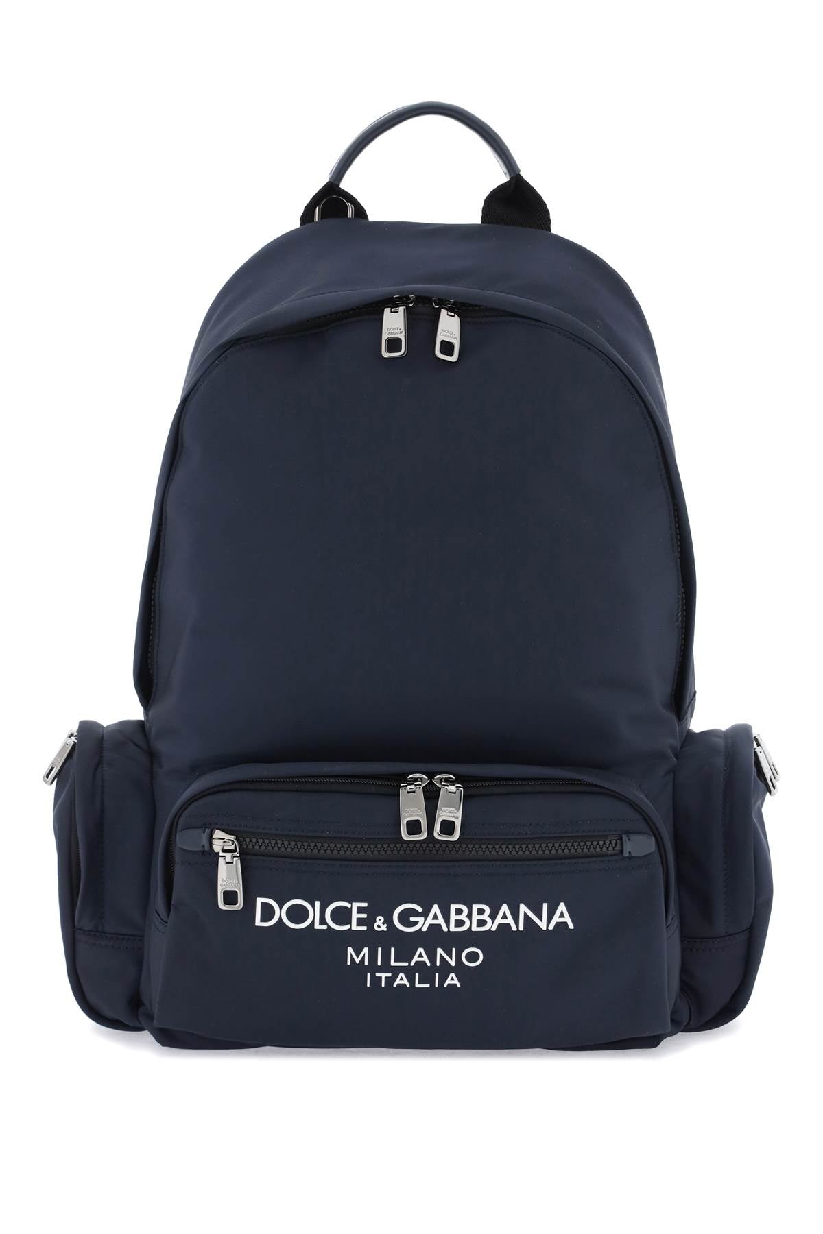 Dolce & Gabbana Men's Nylon Backpack With Logo