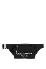 Dolce & Gabbana Men's Nylon Beltpack Bag With Logo