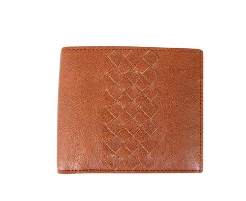 Bottega Veneta Men's Bifold Brown Leather Wallet