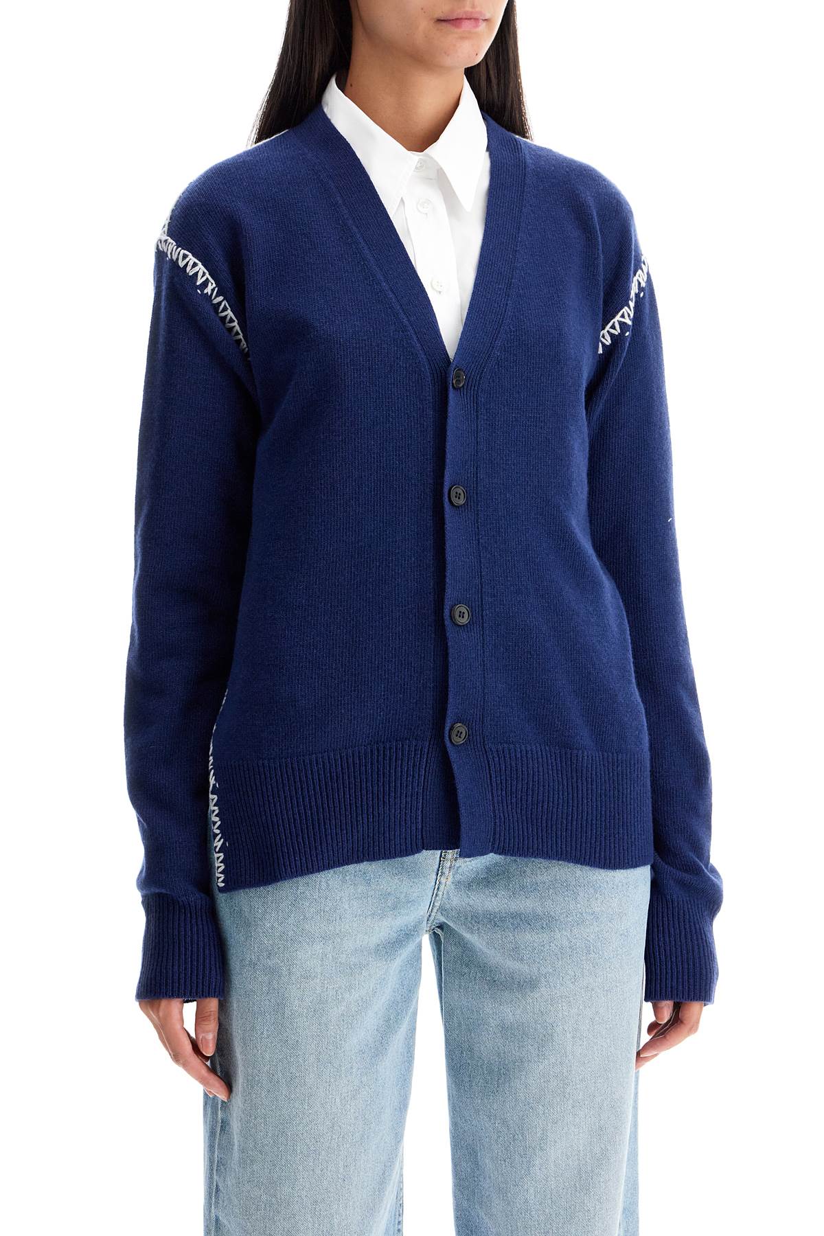 Marni Women's Cardigan With Stitching Details