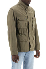 Woolrich Men's "Field Jacket In Cotton And Linen Blend"