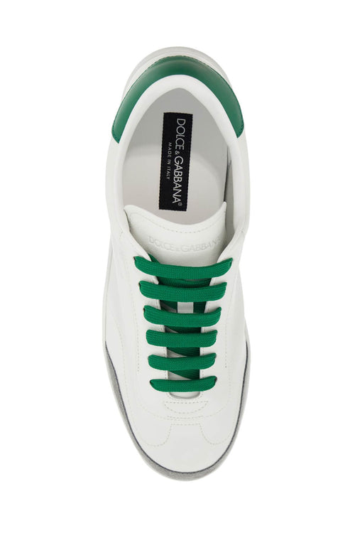 Dolce & Gabbana Men's Leather Saint Tropez Sneakers In