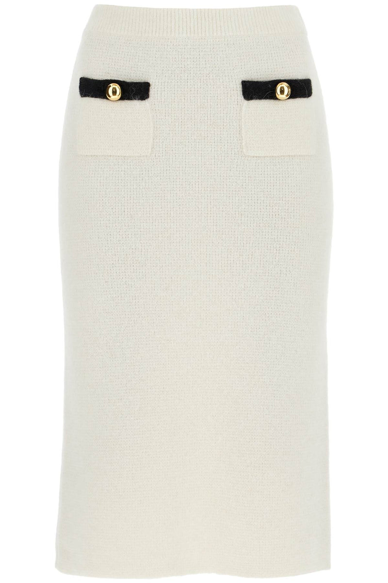 Alessandra Rich Women's 'Alpaca Midi Skirt