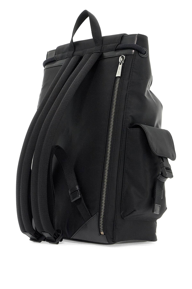 Jimmy Choo Men's Nylon Filmore Backpack For