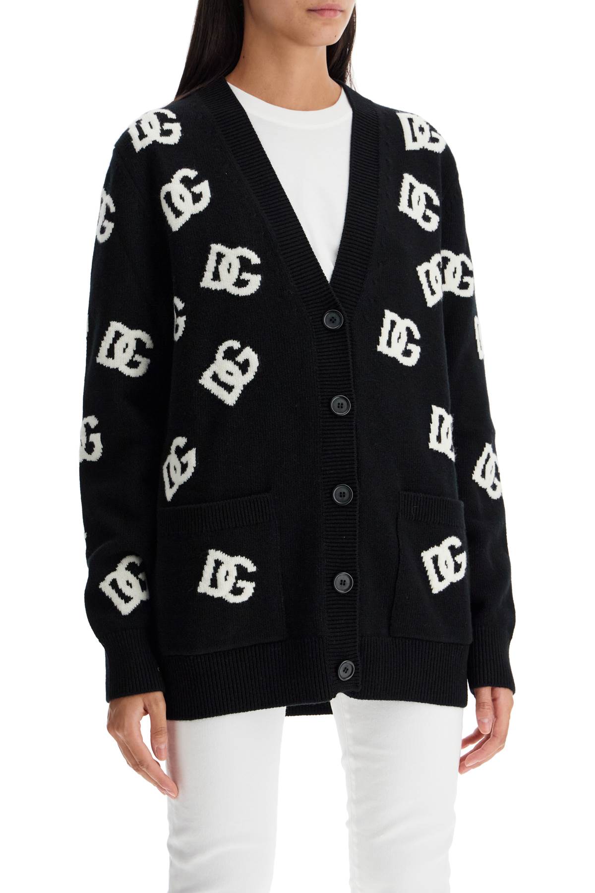 Dolce & Gabbana Women's Woolen Dg Cardigan